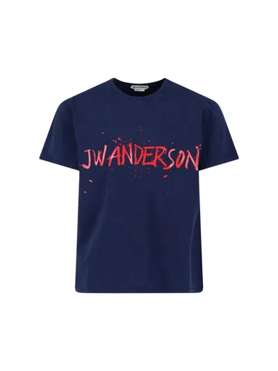 JW ANDERSON "CIRCULAR" LOGO T-SHIRT