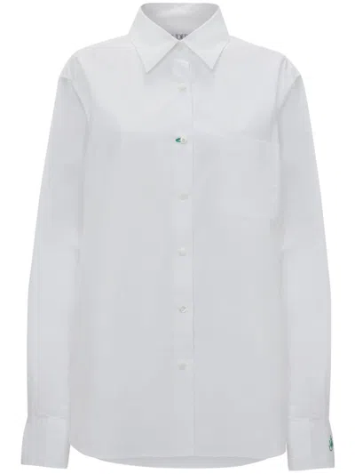 Jw Anderson Classic Button-up Shirt In White