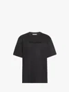 Jw Anderson Logo Embroidered Crewneck T-shirt In Black