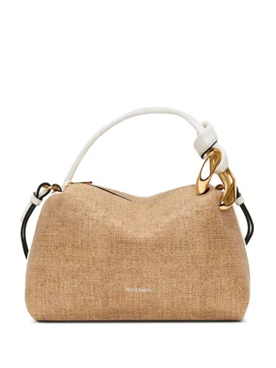 Jw Anderson Classic Sand Leather Shoulder And Crossbody Bag For Women