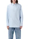 Jw Anderson Men's Oxford Shirt In Light Blue