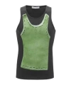 Jw Anderson Clay Trompe L'oeil-print Top In Green