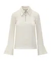 Jw Anderson J. W. Anderson Flared Cuffs White Knitwear In White
