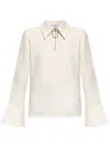 Jw Anderson J.w. Anderson Wire Puller Top In White