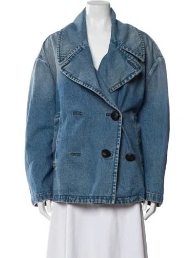 Pre-owned Jw Anderson Coat In Blue