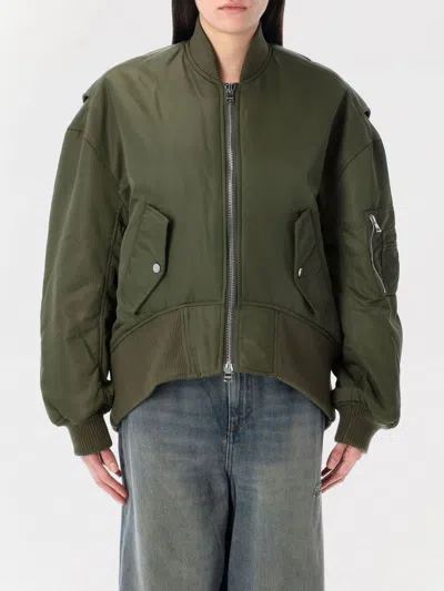 JW ANDERSON JACKET JW ANDERSON WOMAN COLOR GREEN,G71479012