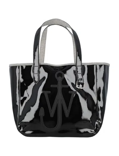 Jw Anderson Coated Denim Belt Tote Bag