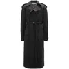 Jw Anderson Wool Trench Coat In Grey