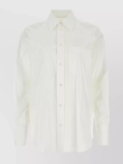Jw Anderson Collar Shirt With Chest Pocket In White
