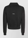Jw Anderson Collared Knitwear With Ribbed Cuffs In Black