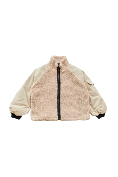 Jw Anderson Color Block Track Top Beige