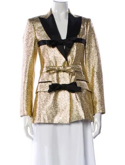 Pre-owned Jw Anderson Colorblock Pattern Blazer In Neutral