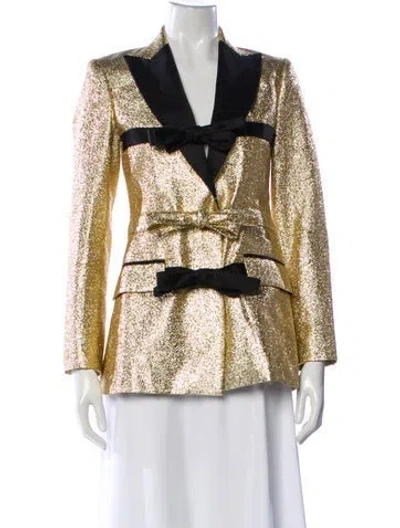 Pre-owned Jw Anderson Colorblock Pattern Blazer In Neutrals