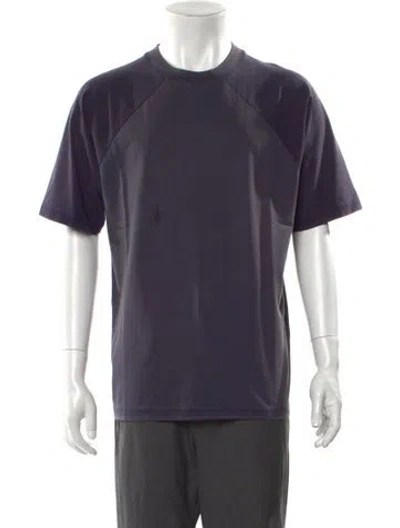 Pre-owned Jw Anderson Colorblock Pattern Crew Neck T-shirt W/ Tags In Blue