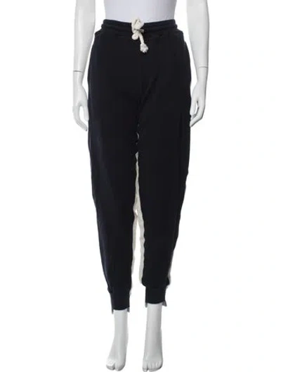 Pre-owned Jw Anderson Colorblock Pattern Sweatpants In Black