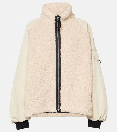 JW ANDERSON COLORBLOCKED FLEECE JACKET