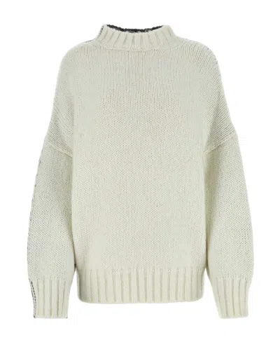 JW ANDERSON JW ANDERSON TWO-TONE KNITTED JUMPER