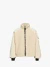 Jw Anderson Colour Block Fleece Track Top In Neutrals