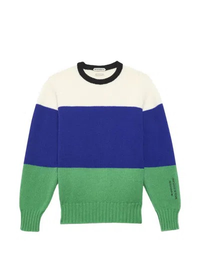Jw Anderson Colour-block Wool Sweater In Multi