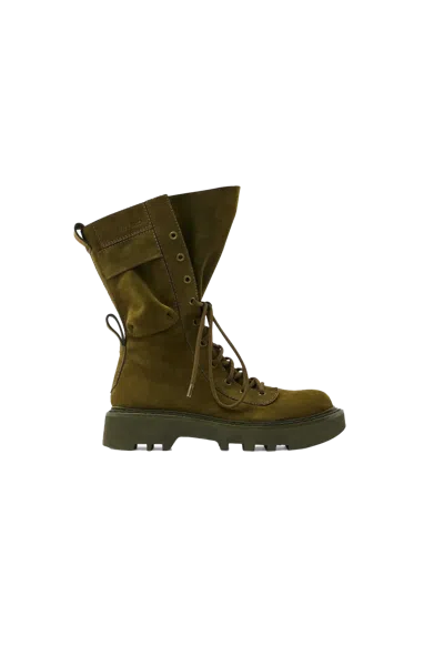 Jw Anderson Combat Boot Green