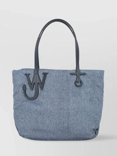 Jw Anderson Compact Anchor Tote Bag In Blue