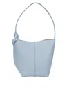 Jw Anderson J. W. Anderson Compact Bucket Bag With Rigid Handle In Blue