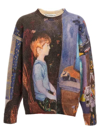 JW ANDERSON COMPUTER' PRINT SWEATER