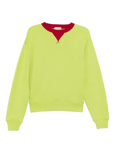Jw Anderson Crewneck Sweatshirt With Contrasting-trim In White
