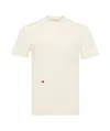 Jw Anderson Cotton T-shirt Neck Crew Short Sleeves In Nude