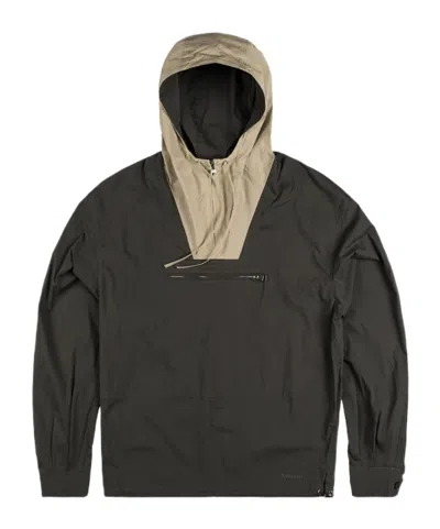Jw Anderson Contrast Hooded Jacket In Gray