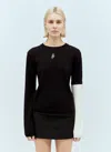 JW ANDERSON CONTRAST SLEEVE SWEATER