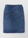 Jw Anderson Mini Skirt With Asymmetric Design And Pockets