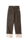 Jw Anderson Contrast Turn Up Jeans