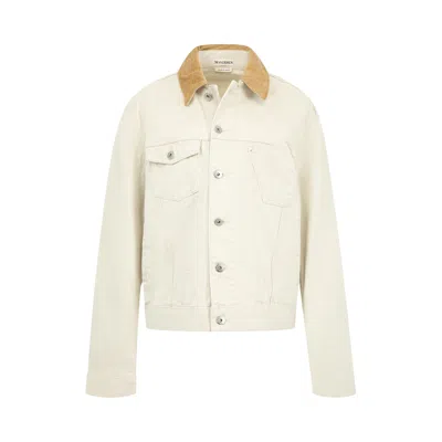 Pre-owned Jw Anderson Corduroy Collar Jacket 'ecru' | Cream | Women's Size S