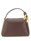 Jw Anderson J.w. Anderson Brown Leather Small Jwa Corner Handbag In Brown