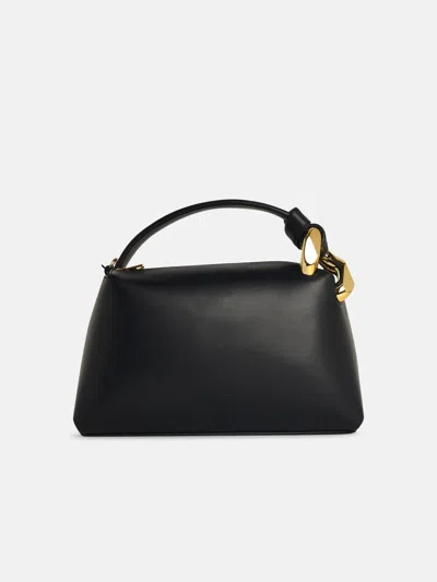 Jw Anderson 'corner' Black Leather Bag