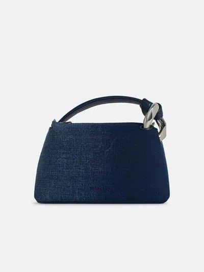 Jw Anderson 'corner' Blue Denim Bag