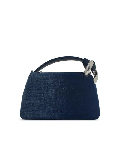 JW ANDERSON JW ANDERSON 'CORNER' BLUE DENIM BAG