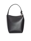 Jw Anderson Borsa A Secchiello In Pelle Nera  Donna