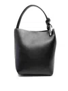 Jw Anderson Borsa A Secchiello In Pelle Nera  Donna In Black