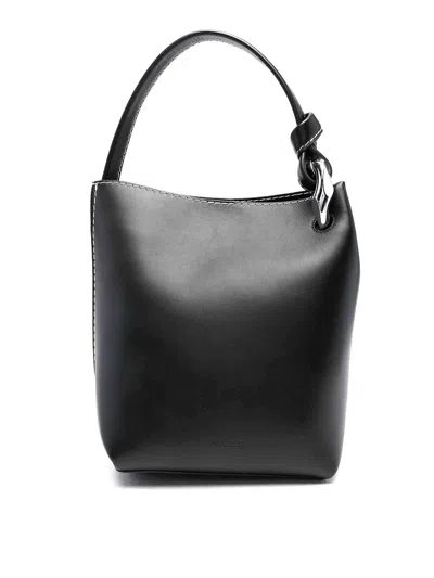 Jw Anderson Croner Bucket Bag In Black