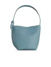 Jw Anderson 'corner' Bucket Bag Leather In Blue