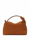 Jw Anderson Corner Canvas Crossbody Bag In Brown