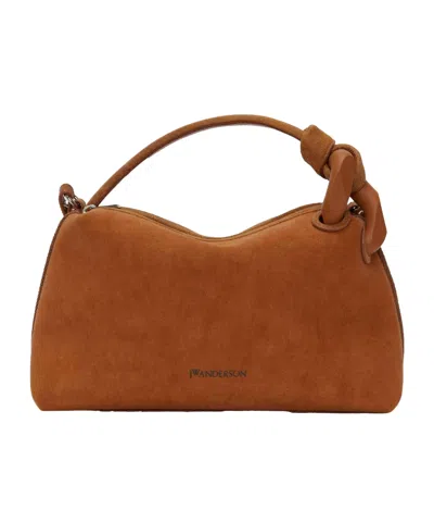 Jw Anderson Corner Canvas Crossbody Bag In Removable And Adjustable Webbing Strap