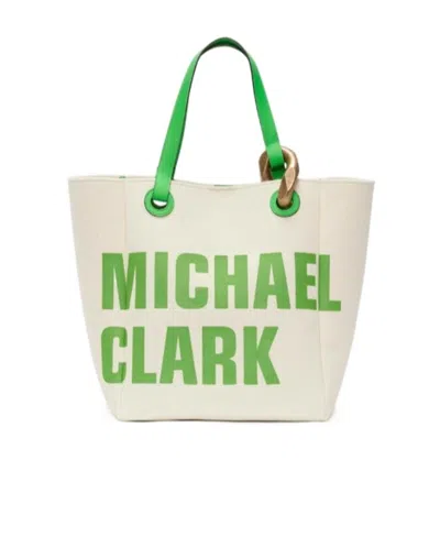 JW ANDERSON JW ANDERSON MICHAEL CLARK PRINTED TOTE BAG