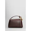 Jw Anderson J.w. Anderson Corner Hand Bag In Brown Leather In Brown