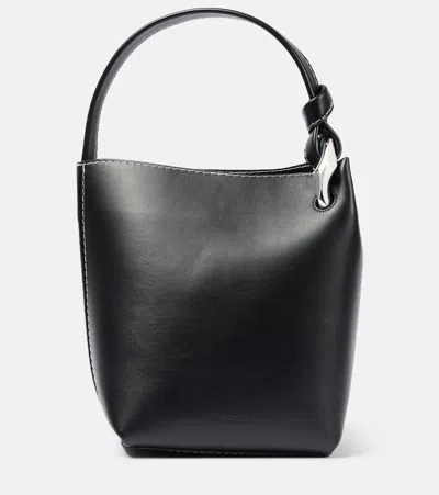 Jw Anderson J. W. Anderson The Jwa Corner Bucket Bag In Black