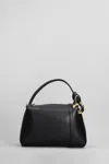 JW ANDERSON CORNER SHOULDER BAG IN BLACK LEATHER