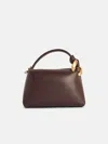 Jw Anderson 'corner' Small Brown Leather Bag