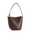 Jw Anderson Borsa A Spalla In Pelle Marrone  Donna In Brown
